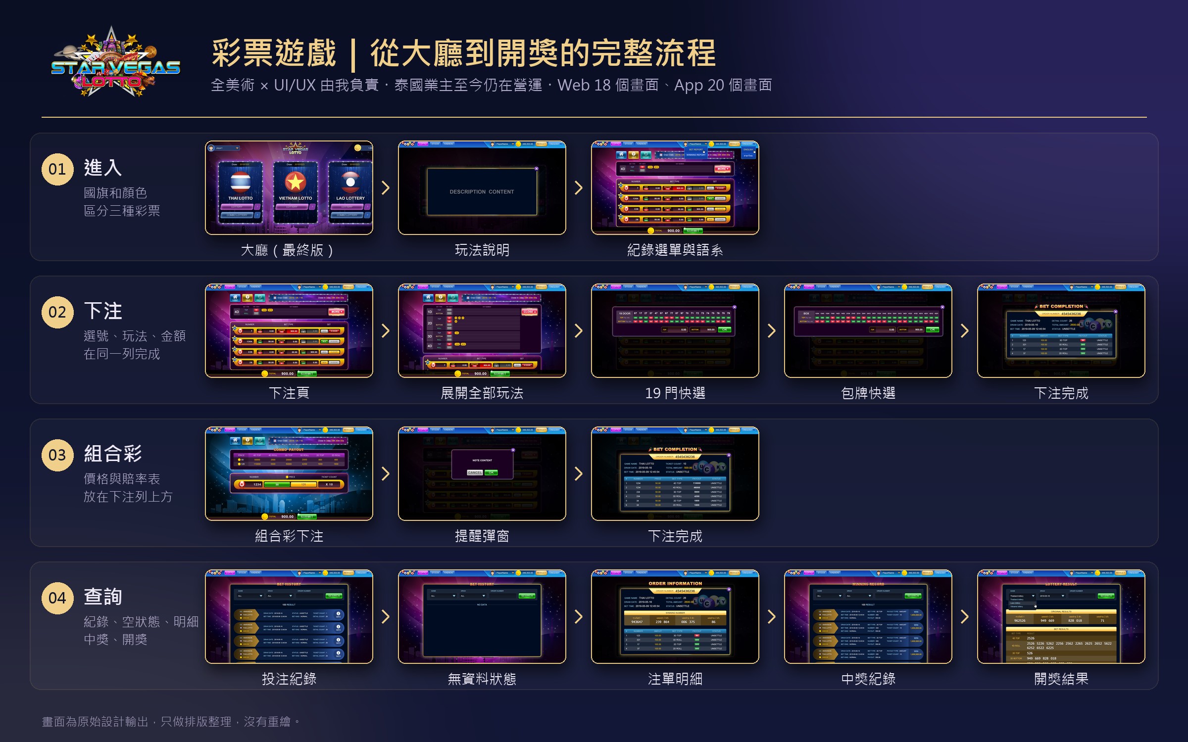 完整流程｜進入、下注、組合彩、查詢